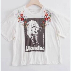 Blondie Band Crop Boxy Tee Vinyl Icon size Medium boho, retro, y2k